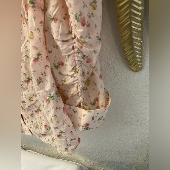 Vintage eyeshadow Y2K long sleeve floral button up top size small - Picture 10 of 10